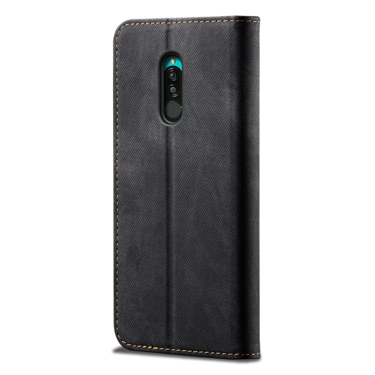 For Xiaomi Redmi 8 Denim Texture Casual Style Horizontal Flip Leather Case with Holder & Card Slots & Wallet