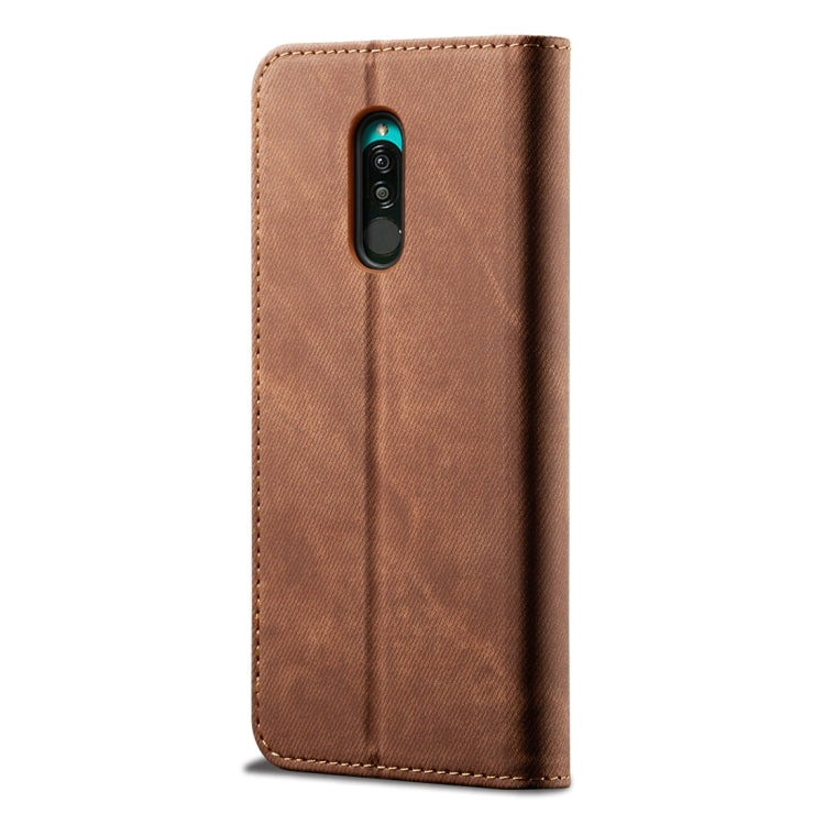 For Xiaomi Redmi 8 Denim Texture Casual Style Horizontal Flip Leather Case with Holder & Card Slots & Wallet