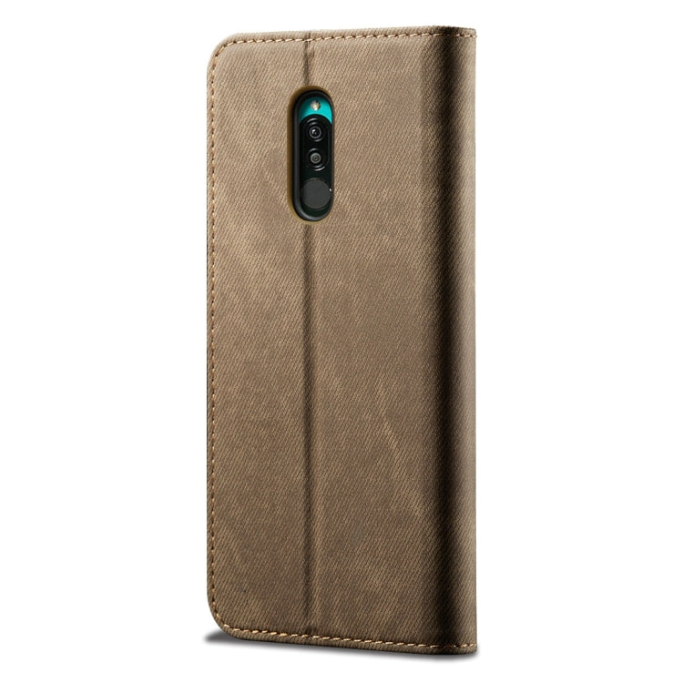 For Xiaomi Redmi 8 Denim Texture Casual Style Horizontal Flip Leather Case with Holder & Card Slots & Wallet