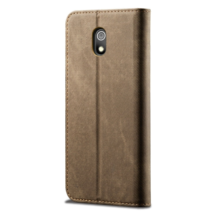 For Xiaomi Redmi 8A Denim Texture Casual Style Horizontal Flip Leather Case with Holder & Card Slots & Wallet