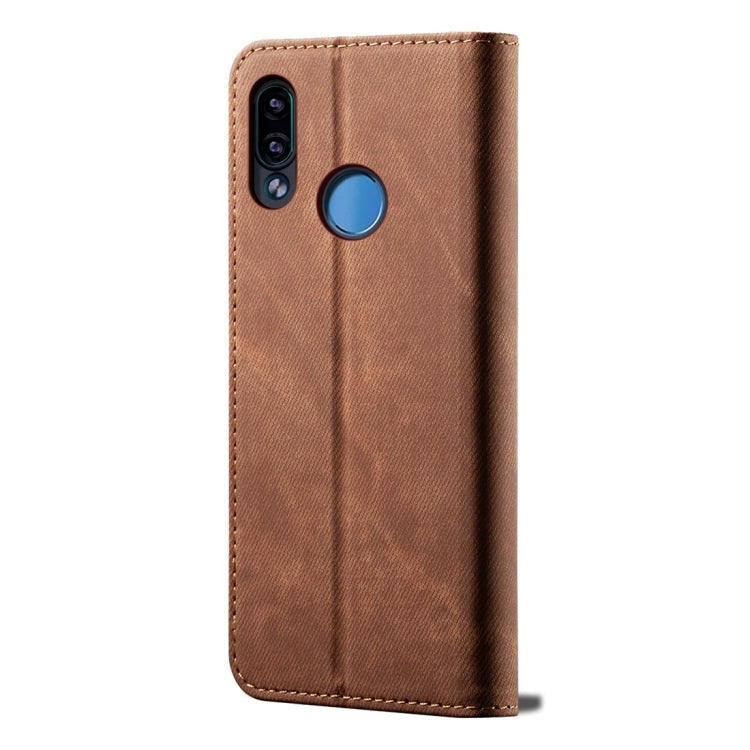 For Xiaomi Redmi Note 7 / 7 Pro Denim Texture Casual Style Horizontal Flip Leather Case with Holder & Card Slots & Wallet