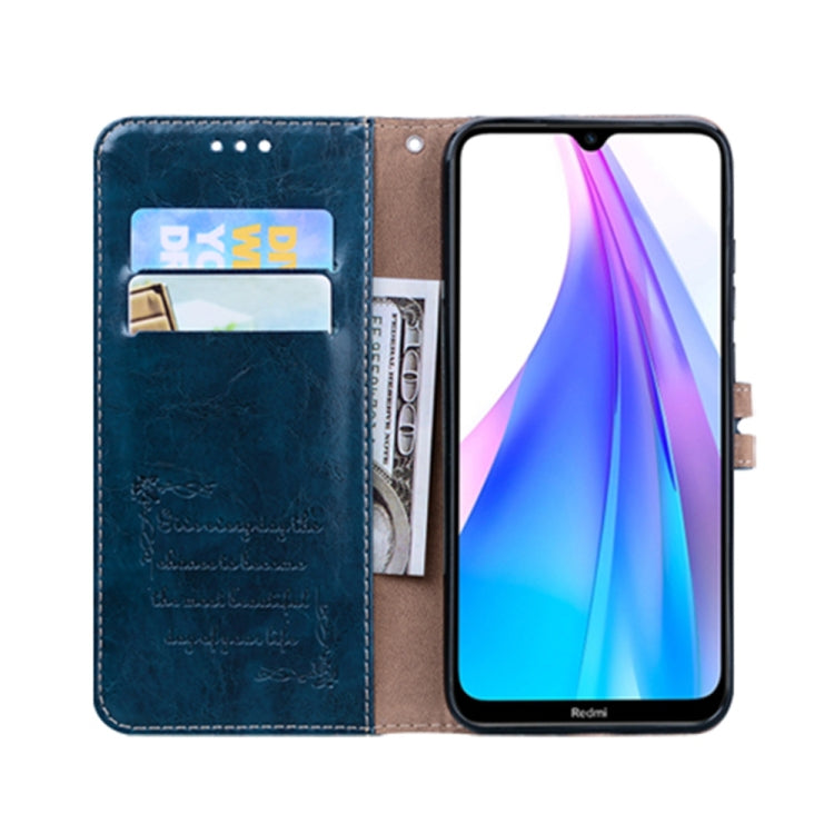 For Xiaomi Redmi 10 Business Style Oil Wax Texture Horizontal Flip Leather Case with Holder & Card Slots & Wallet