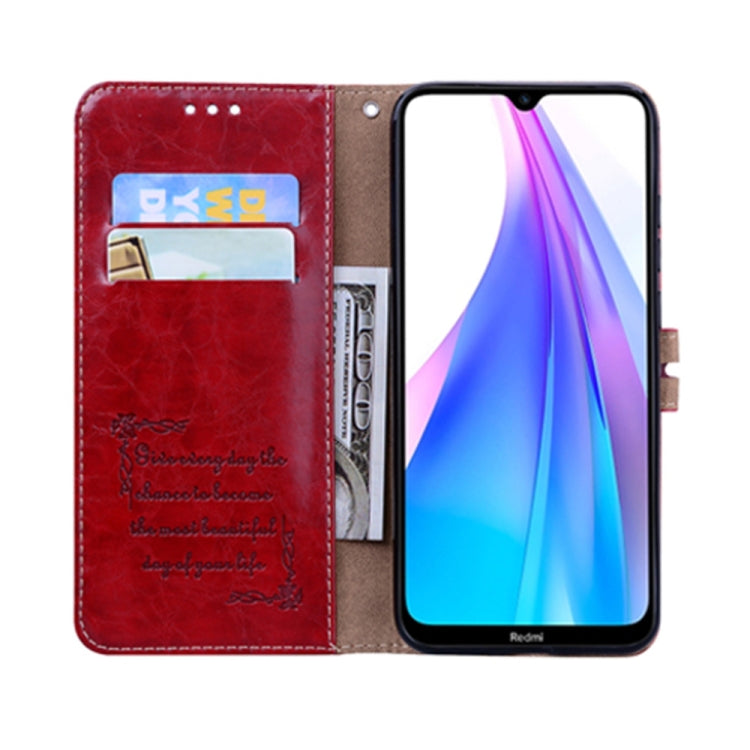 For Xiaomi Redmi 10 Business Style Oil Wax Texture Horizontal Flip Leather Case with Holder & Card Slots & Wallet