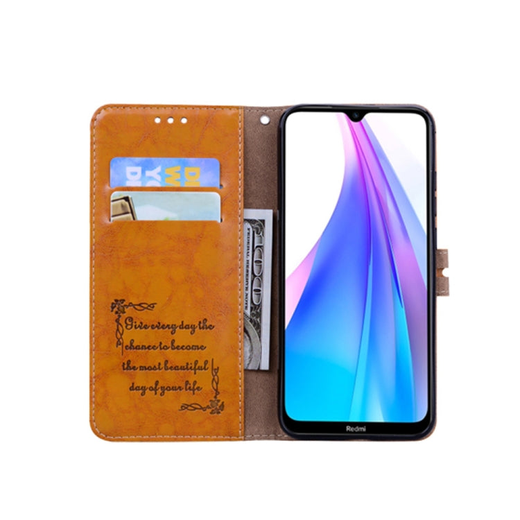 For Xiaomi Redmi 10 Business Style Oil Wax Texture Horizontal Flip Leather Case with Holder & Card Slots & Wallet