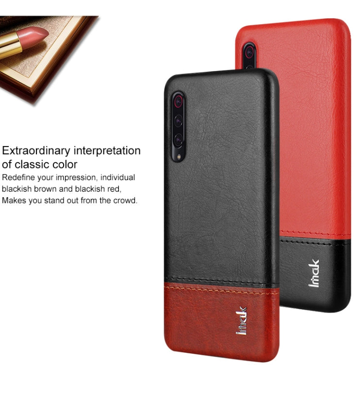 For Xiaomi Mi 9 Pro 5G IMAK Ruiyi Series Concise Slim PU + PC Protective Case with Explosion-proof Screen Protector