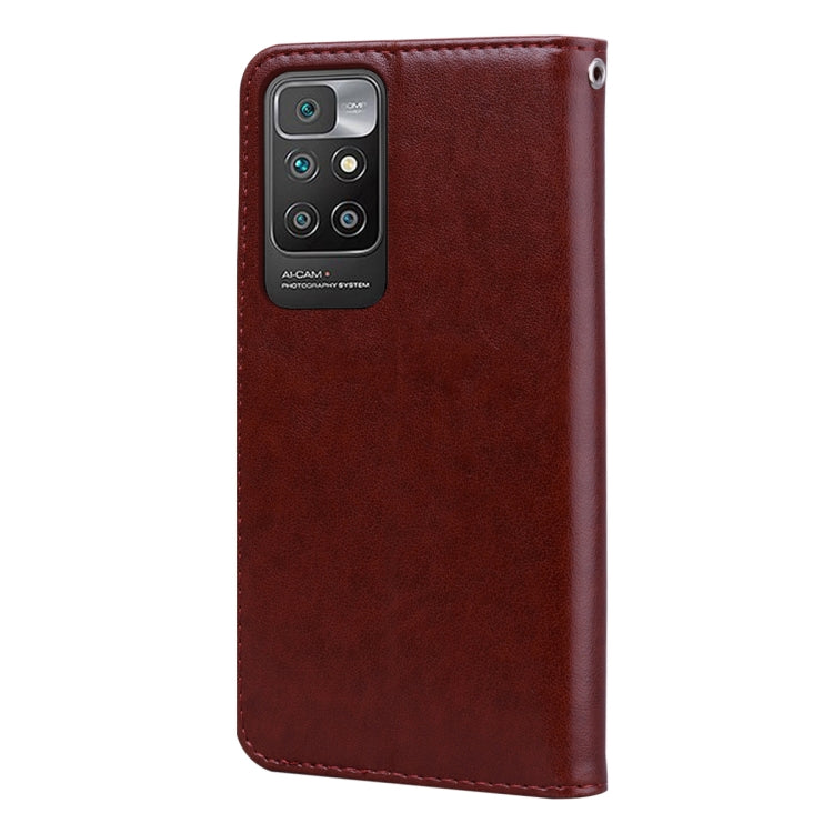 For Xiaomi Redmi 10 Rose Embossed Horizontal Flip PU Leather Case with Holder & Card Slots & Wallet