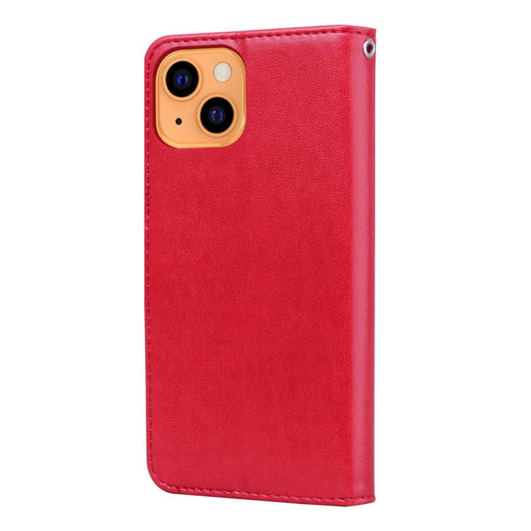 For iPhone 13 Rose Embossed Horizontal Flip PU Leather Case with Holder & Card Slots & Wallet