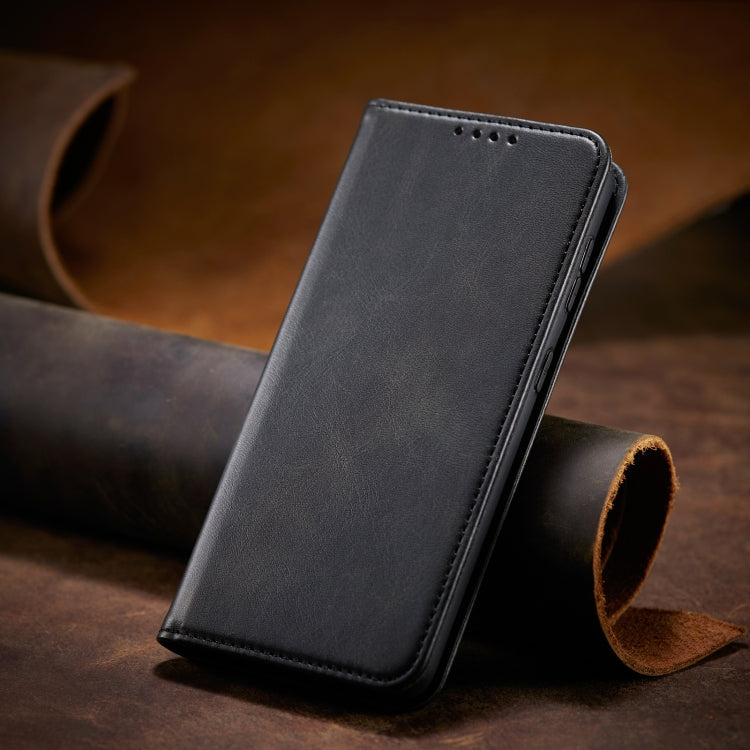 For Xiaomi Redmi 9 Calf Texture Magnetic Horizontal Flip Leather Case with Holder & Card Slots & Wallet