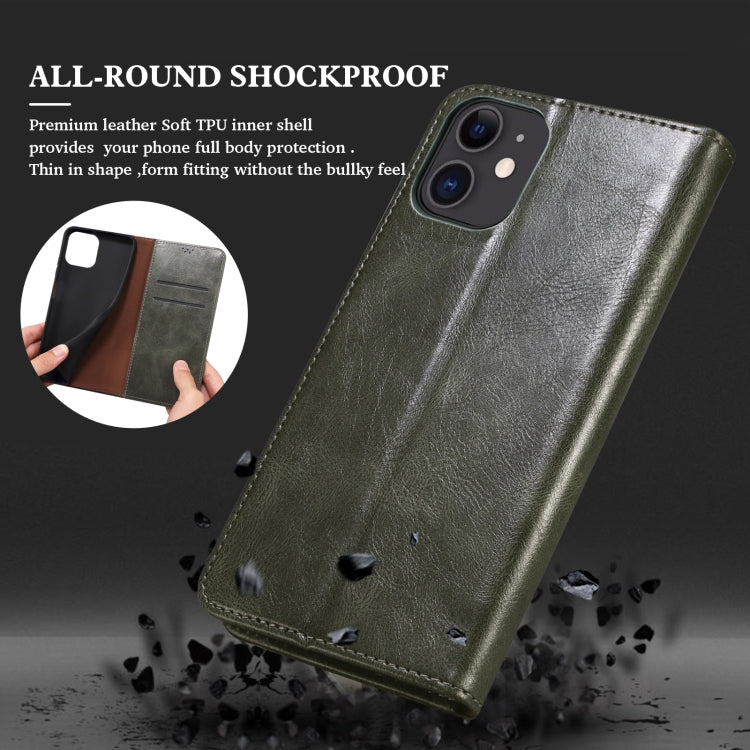 For Xiaomi 11T Pro Simple Wax Crazy Horse Texture Horizontal Flip Leather Case with Card Slots & Holder & Wallet