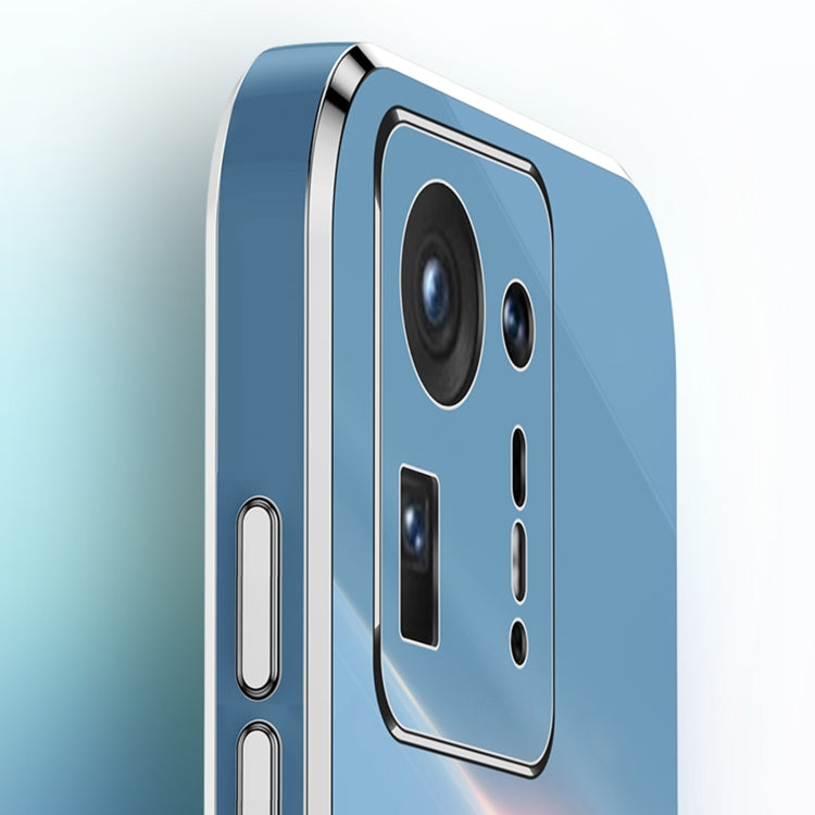 For Xiaomi Mi Mix 4 XINLI Straight 6D Plating Gold Edge TPU Shockproof Case