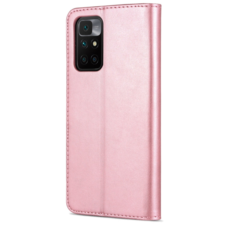 For Xiaomi Redmi 10 AZNS Skin Feel Calf Texture Horizontal Flip Leather Case with Card Slots & Holder & Wallet