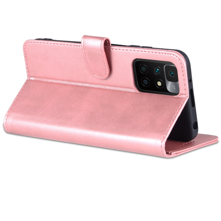 For Xiaomi Redmi 10 AZNS Skin Feel Calf Texture Horizontal Flip Leather Case with Card Slots & Holder & Wallet