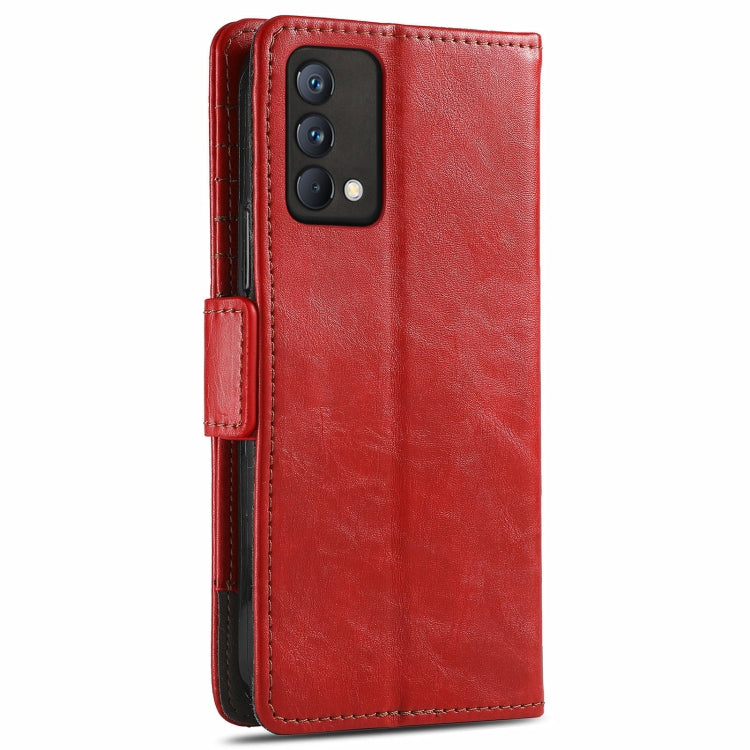 For OPPO Realme GT Master CaseNeo Business Splicing Dual Magnetic Buckle Horizontal Flip PU Leather Case with Holder & Card Slots & Wallet