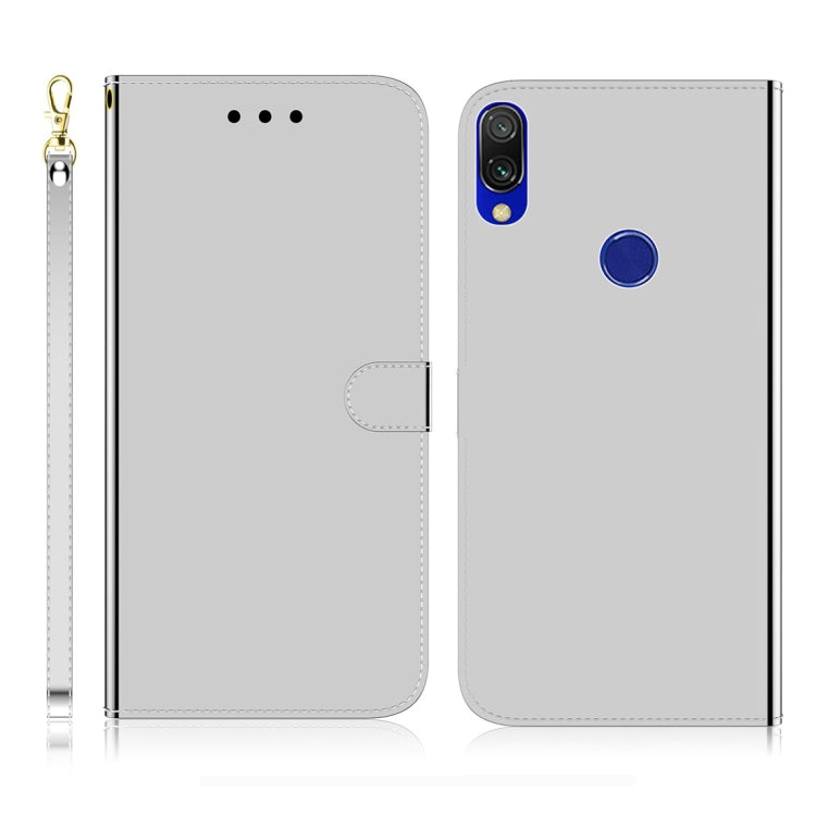 For Xiaomi Redmi 7 / Y3 Imitated Mirror Surface Horizontal Flip Leather Case with Holder & Card Slots & Wallet & Lanyard