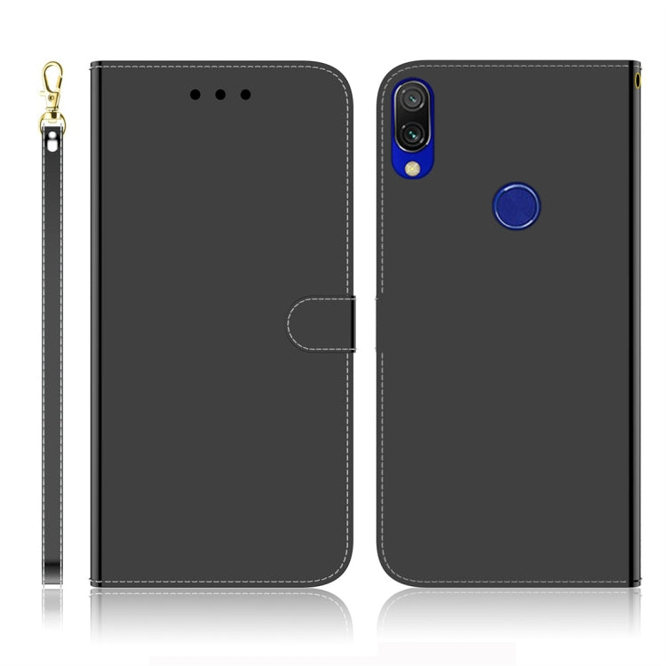 For Xiaomi Redmi 7 / Y3 Imitated Mirror Surface Horizontal Flip Leather Case with Holder & Card Slots & Wallet & Lanyard
