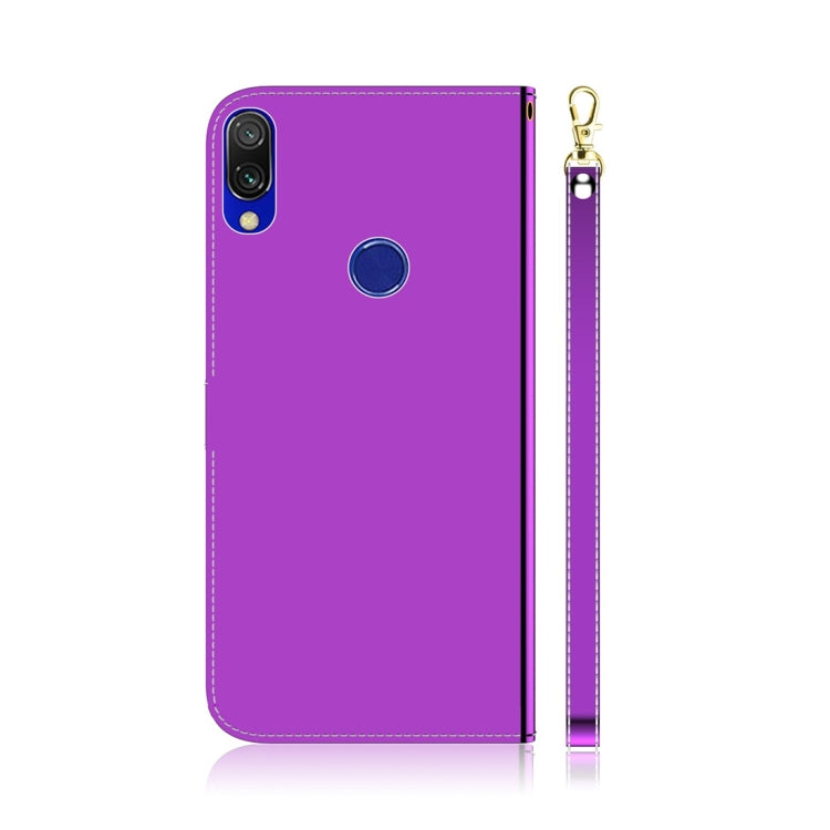 For Xiaomi Redmi 7 / Y3 Imitated Mirror Surface Horizontal Flip Leather Case with Holder & Card Slots & Wallet & Lanyard
