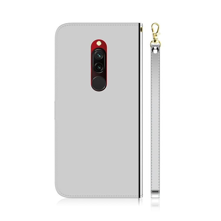 For Xiaomi Redmi 8 Imitated Mirror Surface Horizontal Flip Leather Case with Holder & Card Slots & Wallet & Lanyard