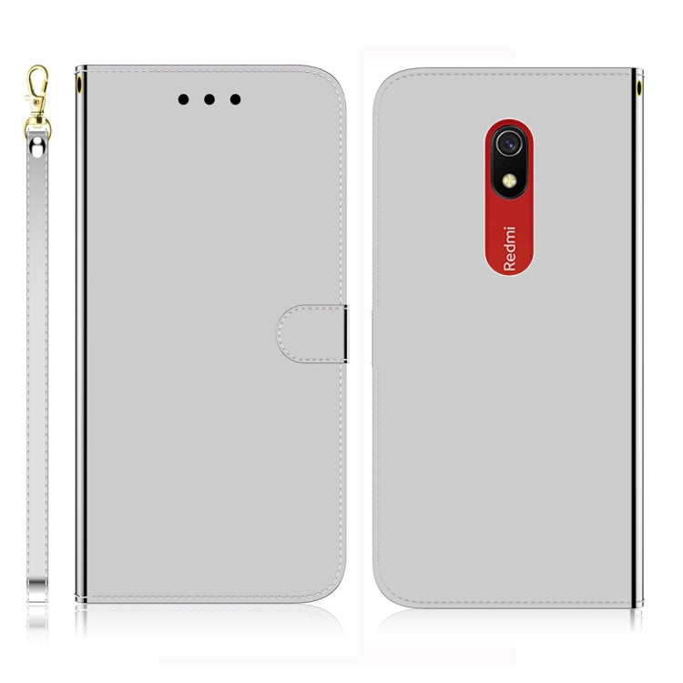 For Xiaomi Redmi 8A Imitated Mirror Surface Horizontal Flip Leather Case with Holder & Card Slots & Wallet & Lanyard