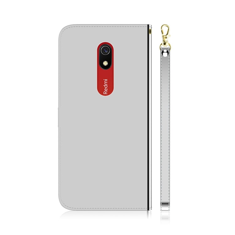 For Xiaomi Redmi 8A Imitated Mirror Surface Horizontal Flip Leather Case with Holder & Card Slots & Wallet & Lanyard