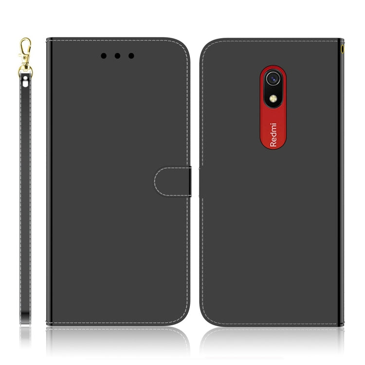 For Xiaomi Redmi 8A Imitated Mirror Surface Horizontal Flip Leather Case with Holder & Card Slots & Wallet & Lanyard