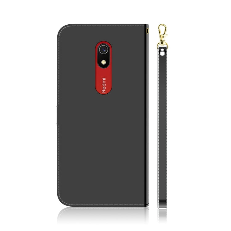 For Xiaomi Redmi 8A Imitated Mirror Surface Horizontal Flip Leather Case with Holder & Card Slots & Wallet & Lanyard