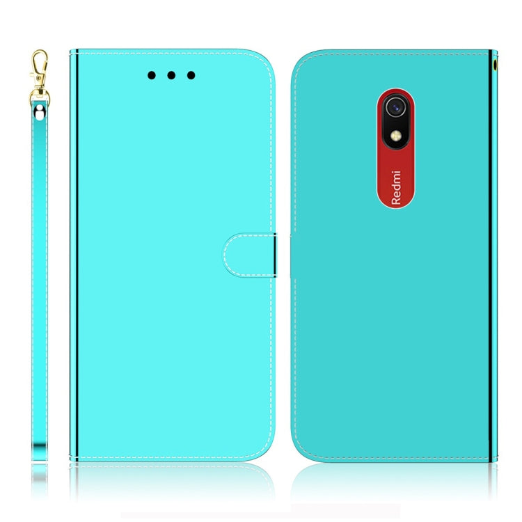 For Xiaomi Redmi 8A Imitated Mirror Surface Horizontal Flip Leather Case with Holder & Card Slots & Wallet & Lanyard
