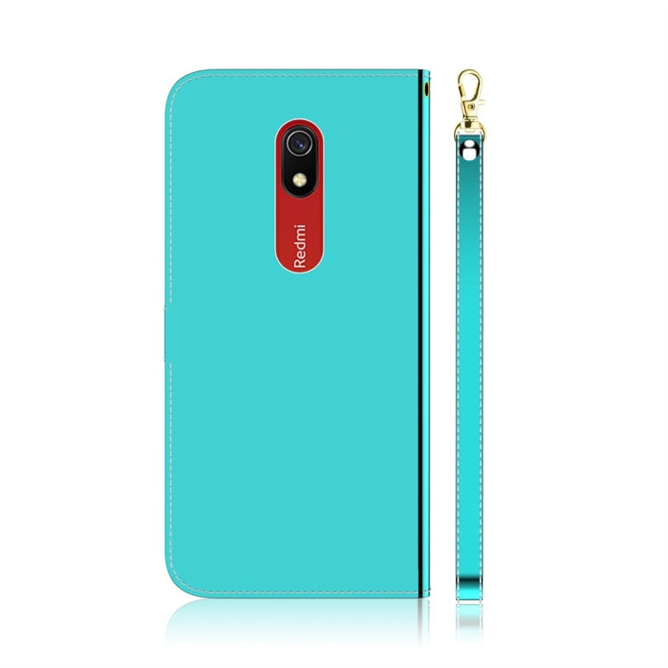 For Xiaomi Redmi 8A Imitated Mirror Surface Horizontal Flip Leather Case with Holder & Card Slots & Wallet & Lanyard