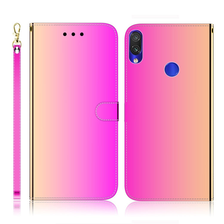For Xiaomi Redmi Note 7S / Note 7 Imitated Mirror Surface Horizontal Flip Leather Case with Holder & Card Slots & Wallet & Lanyard