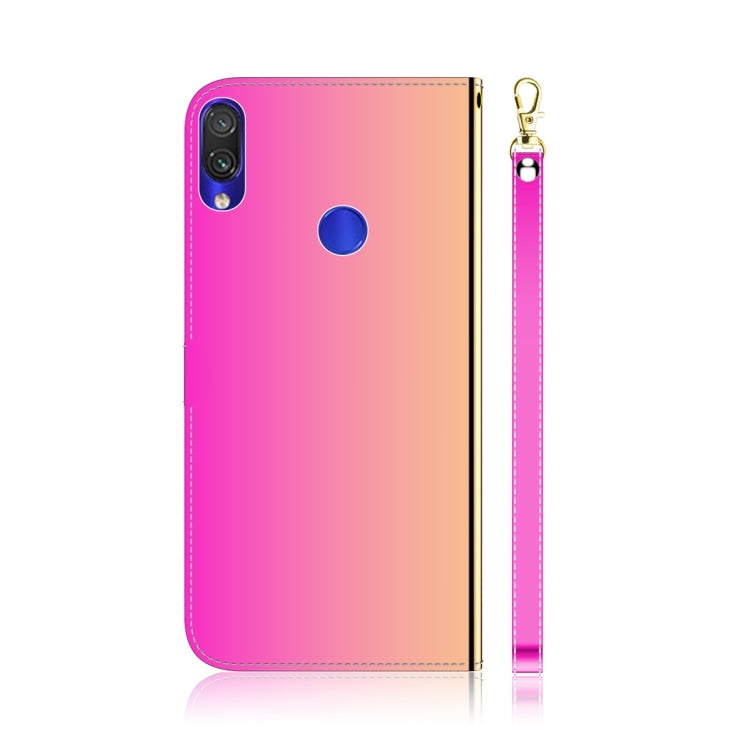For Xiaomi Redmi Note 7S / Note 7 Imitated Mirror Surface Horizontal Flip Leather Case with Holder & Card Slots & Wallet & Lanyard
