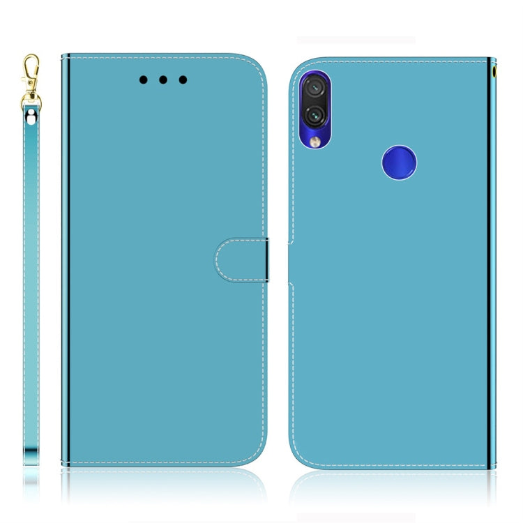 For Xiaomi Redmi Note 7S / Note 7 Imitated Mirror Surface Horizontal Flip Leather Case with Holder & Card Slots & Wallet & Lanyard