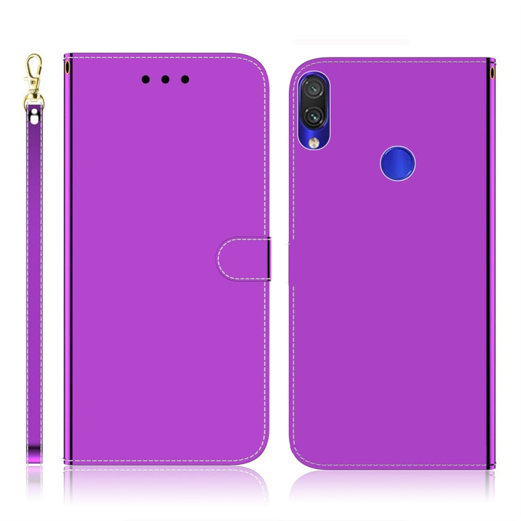 For Xiaomi Redmi Note 7S / Note 7 Imitated Mirror Surface Horizontal Flip Leather Case with Holder & Card Slots & Wallet & Lanyard
