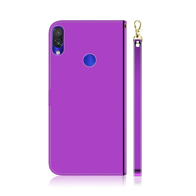 For Xiaomi Redmi Note 7S / Note 7 Imitated Mirror Surface Horizontal Flip Leather Case with Holder & Card Slots & Wallet & Lanyard