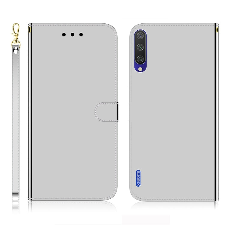 For Xiaomi Mi CC9e / A3 Imitated Mirror Surface Horizontal Flip Leather Case with Holder & Card Slots & Wallet & Lanyard