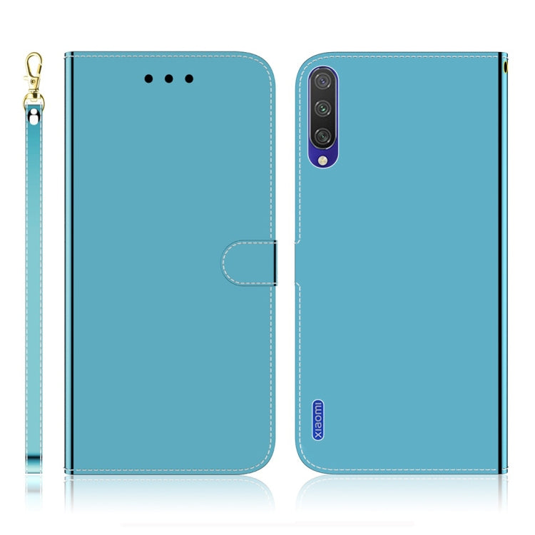 For Xiaomi Mi CC9e / A3 Imitated Mirror Surface Horizontal Flip Leather Case with Holder & Card Slots & Wallet & Lanyard