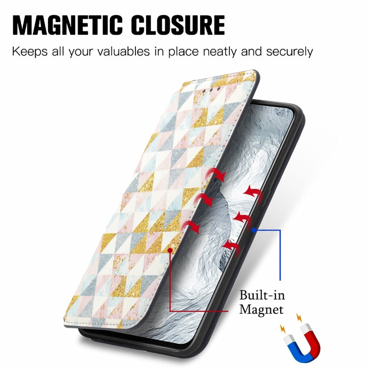 For OPPO Realme GT Master Colorful Magnetic Horizontal Flip PU Leather Case with Holder & Card Slot & Wallet