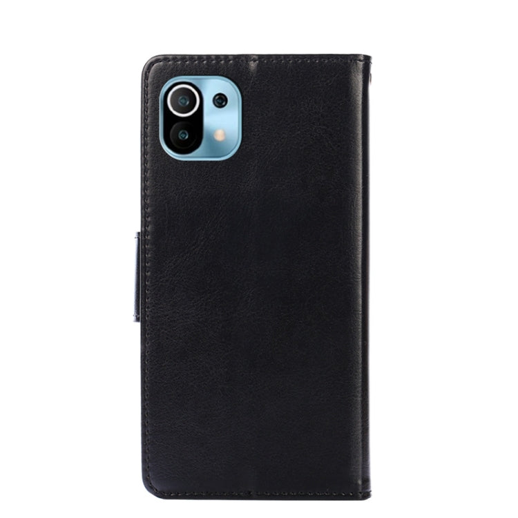 For Xiaomi Mi 11 Crystal Texture Horizontal Flip Leather Case with Holder & Card Slots & Wallet