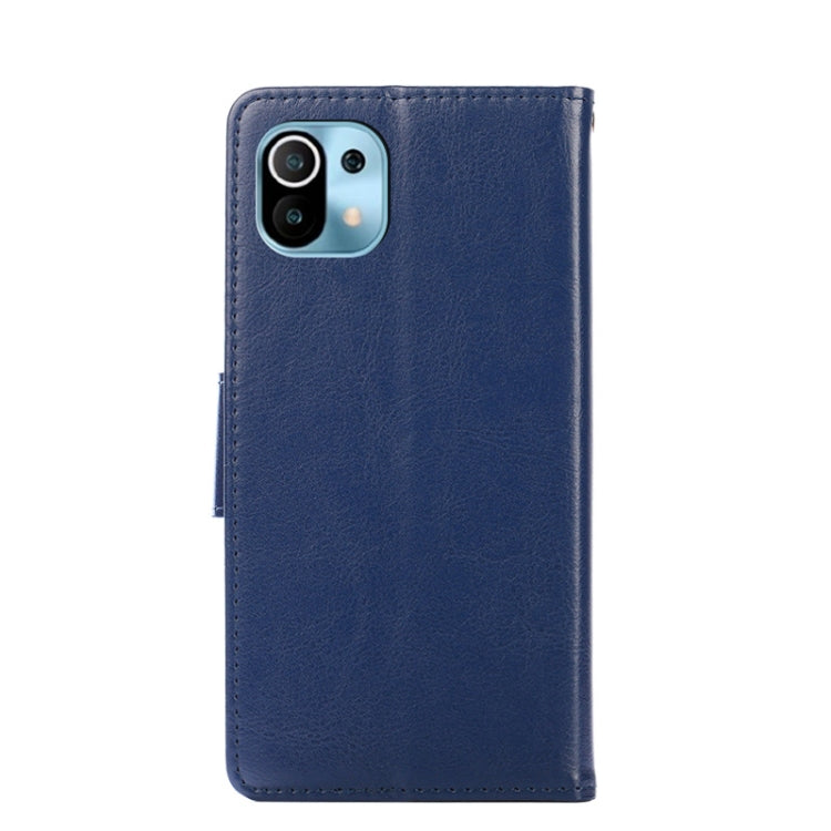 For Xiaomi Mi 11 Crystal Texture Horizontal Flip Leather Case with Holder & Card Slots & Wallet