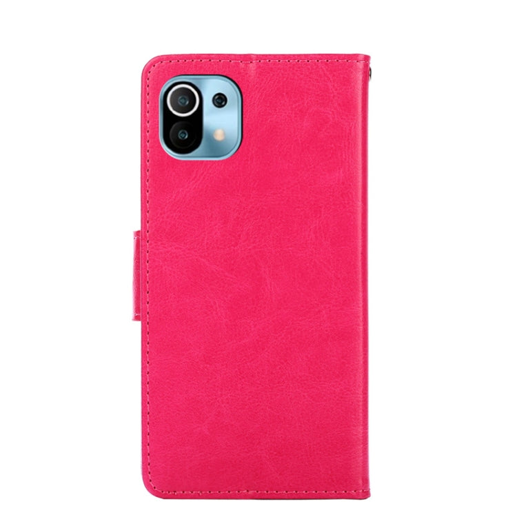 For Xiaomi Mi 11 Crystal Texture Horizontal Flip Leather Case with Holder & Card Slots & Wallet