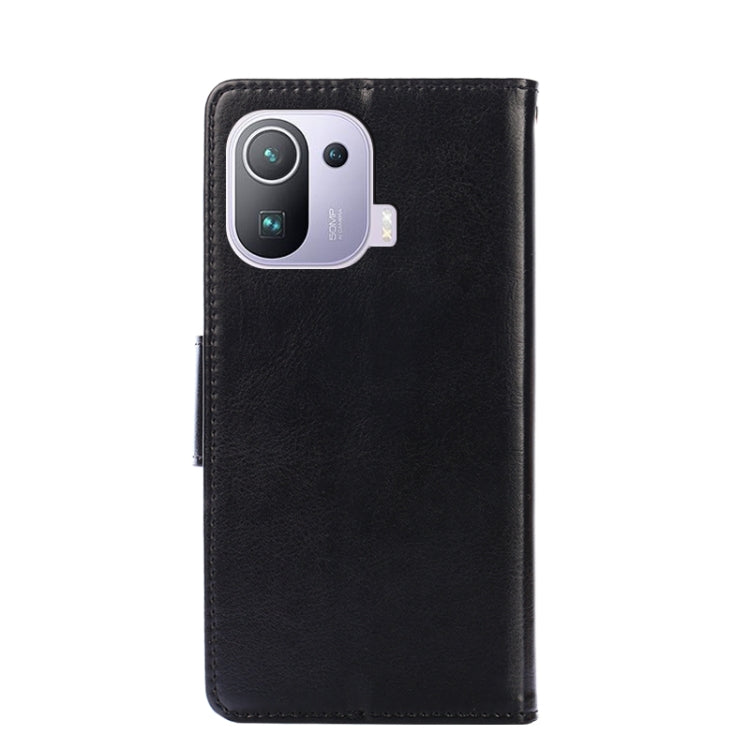 For Xiaomi Mi 11 Pro Crystal Texture Horizontal Flip Leather Case with Holder & Card Slots & Wallet