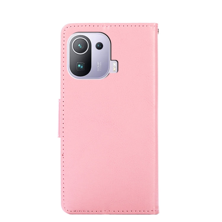 For Xiaomi Mi 11 Pro Crystal Texture Horizontal Flip Leather Case with Holder & Card Slots & Wallet