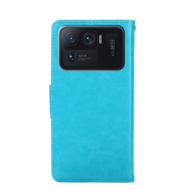 For Xiaomi Mi 11 Ultra Crystal Texture Horizontal Flip Leather Case with Holder & Card Slots & Wallet