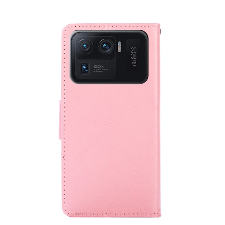 For Xiaomi Mi 11 Ultra Crystal Texture Horizontal Flip Leather Case with Holder & Card Slots & Wallet