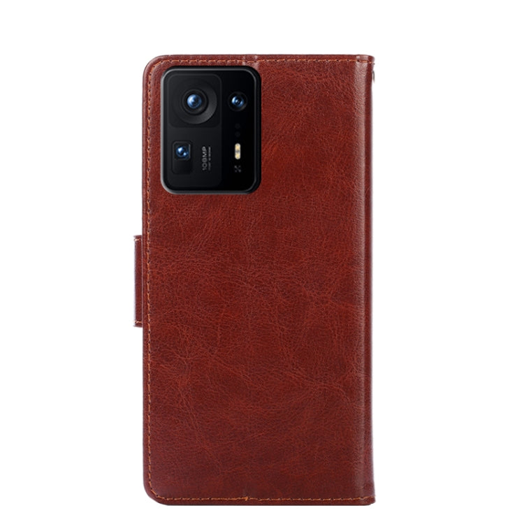 For Xiaomi Mix 4 Crystal Texture Horizontal Flip Leather Case with Holder & Card Slots & Wallet