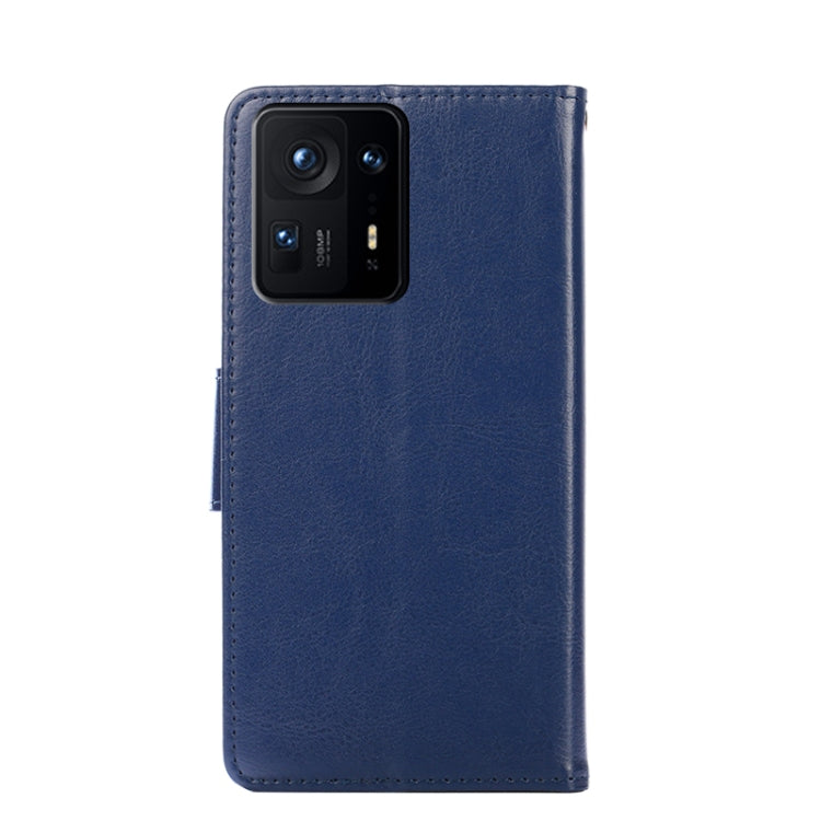 For Xiaomi Mix 4 Crystal Texture Horizontal Flip Leather Case with Holder & Card Slots & Wallet