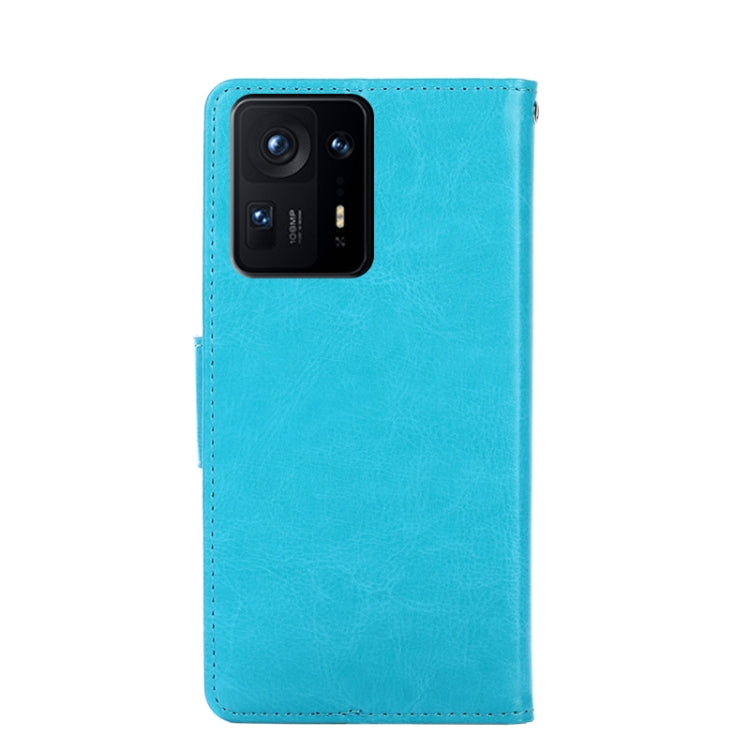 For Xiaomi Mix 4 Crystal Texture Horizontal Flip Leather Case with Holder & Card Slots & Wallet