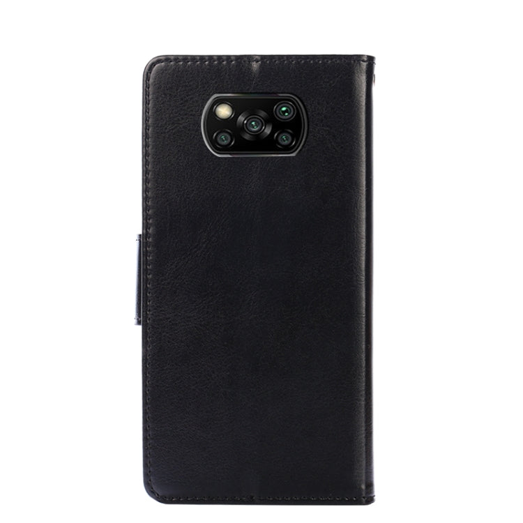 For Xiaomi Poco X3 NFC / Poco X3 Crystal Texture Horizontal Flip Leather Case with Holder & Card Slots & Wallet