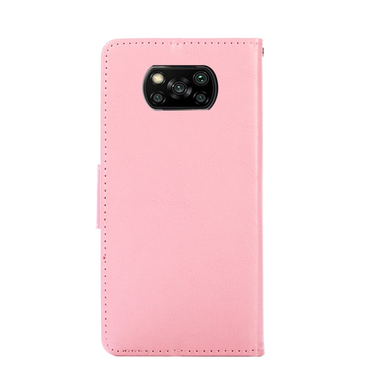 For Xiaomi Poco X3 NFC / Poco X3 Crystal Texture Horizontal Flip Leather Case with Holder & Card Slots & Wallet