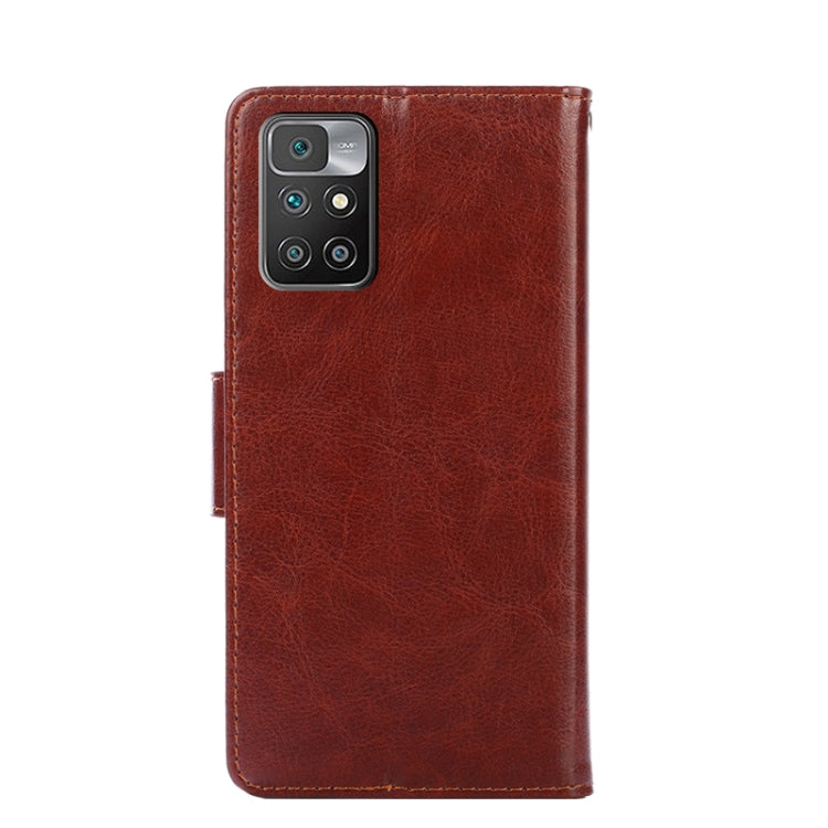 For Xiaomi Redmi 10 Crystal Texture Horizontal Flip Leather Case with Holder & Card Slots & Wallet
