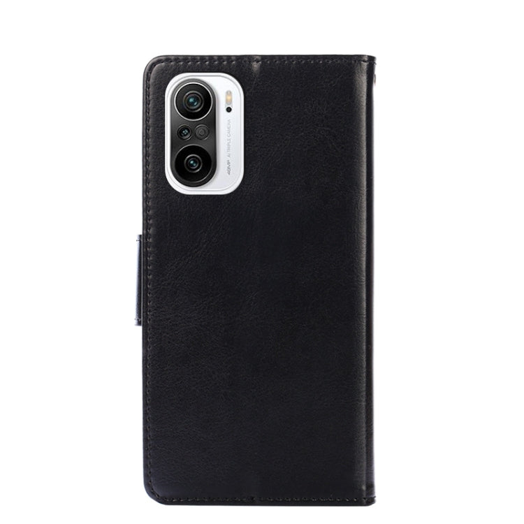For Xiaomi Redmi K40 / K40 Pro Crystal Texture Horizontal Flip Leather Case with Holder & Card Slots & Wallet