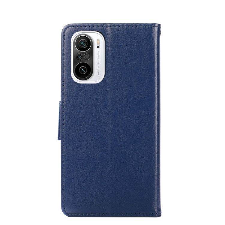 For Xiaomi Redmi K40 / K40 Pro Crystal Texture Horizontal Flip Leather Case with Holder & Card Slots & Wallet